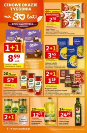 Auchan gazetka | Supermarket Strona 6: CENOWE OKAZJE TYGODNIA na 3♡ lat! - DZIEŃ NAUCZYCIELA- 14 października Milka