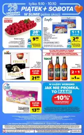 Carrefour gazetka Strona 8: Piwo ZUBR butelka zwrotna €1,00, Praliny MERCI €21,99