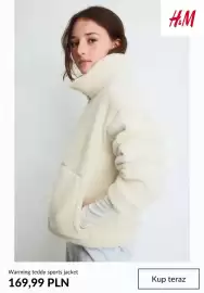 H&M gazetka tydzień 41 Strona 10: Warming teddy sports jacket H & M €169,99