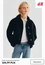 H&M gazetka tydzień 41 Strona 5: Kurtka z kominowym kołnierzem H & M €184,99