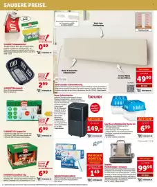 Interspar Flugblatt Seite 22: Beurer Luftentfeuchter €149,00, S-BUDGET Wäschekorb €2,99