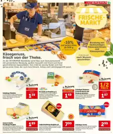Interspar Flugblatt Seite 7: Bio-Gouda aus Heumilch g.t.S. €1,49, Schärdinger Rahmbrie €1,39