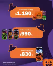 Catálogo Provimarket Página 7: Bebida Fanta Halloween €830,00, Calabaza Bestial Sour Beast €1.190,00