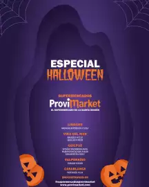 Catálogo Provimarket Página 8: ESPECIAL HALLOWEEN SUPERMERCADOS Provimarket EL SUPERMERCADO DE LA QUINTA REGIÓN LIMACHE