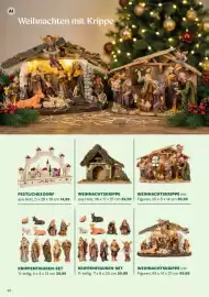 Bellaflora Flugblatt Seite 30: Weihnachtskrippe €39,99, Krippenfiguren-Set €39,99