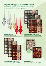 Bellaflora Flugblatt Seite 32: Kugelsortiment 'Flow' aus Glas €21,99, Kugelsortiment 'Flow' aus Glas €19,99