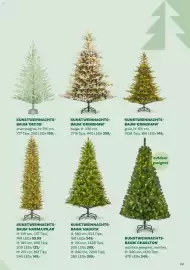 Bellaflora Flugblatt Seite 49: Kunstweihnachtsbaum 'Charlton' €249,00, Kunstweihnachtsbaum 'Nagoya' €399,00