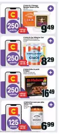 Super C flyer week 41 Page 3: San Pellegrino Ciao! €8,29, Monsieur Gustav ou Oka €9,49