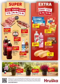 Hruška leták týden 41 Strana 12: Vepřová krkovice bez kosti chlazená 1kg €129,90, A.W. Olomoucké tvarůžky velké 167g €49,90