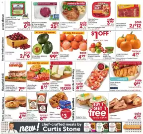 Giant Eagle weekly ad week 41 Page 4: JACKIE & SONS ORGANIC GRASS-FED GROUND BEEF Pre 100% Grass Fed & Finished Steak Filet