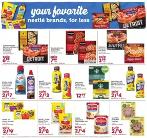 Giant Eagle weekly ad week 41 Page 8: DiGiorno Personal Size Pizza €3,99, Stouffer's Family Size Entrées €7,99