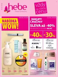 Hebe leták Strana 1: hebe health & beauty NABÍDKA WOW! * Celebration volume & length mascara tonic bomb Nacomi Hyaluronic