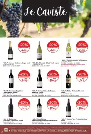 Catalogue Monoprix page 28: Aegerter rouge €12,00, Château Peyredon Lagravette rouge €12,52