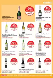 Catalogue Monoprix page 29: Beaumes de Venise Muscat €11,99, Mouton Cadet €8,86