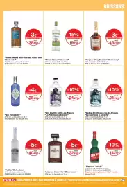 Catalogue Monoprix page 31: Belvedere Vodka €40,00, La Fabrique à Alcools Vodka €21,00