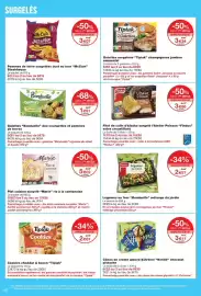 Catalogue Monoprix page 46: Bonduelle Galettes à poêler €1,91, McCain Pommes de terre surgelées Just au four €3,07