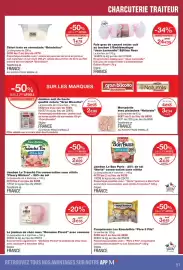 Catalogue Monoprix page 51: Fleury Michon Jambon Le Tranché Fin €2,09, Croquissons Les Ensoleillés €3,45