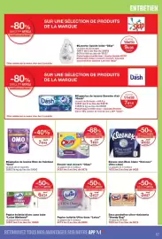 Catalogue Monoprix page 57: Lotus Papier toilette Ultra doux €3,37, Kleenex Essuie-tout Maxi blanc €3,52