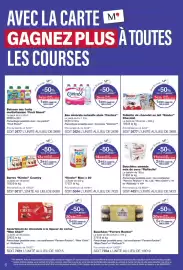 Catalogue Monoprix page 6: Kinder Tablette de chocolat au lait €2,77, Contrex Eau minérale naturelle plate €2,24