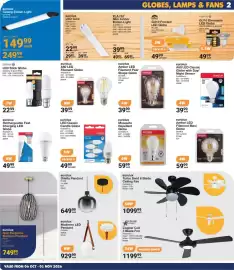 Mica catalogue Page 2: Eurolux Rechargeable Fast Charging LED Globe €49,99, Eurolux Noir Elegance Medium Pendant €749,99