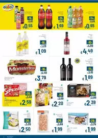 Volantino Aldel Discount Pagina 6: Birra 4% bottiglia Munsterbräu €3,79, Stra Pizza 4 formaggi €2,20