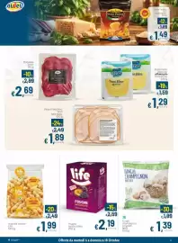 Volantino Aldel Discount Pagina 9: Funghi champignon surgelati Igela €1,39, Life prugne snocciolate €2,19