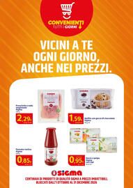 Volantino Sigma Pagina 2: Succo e polpa Sigma €0,95, Muffin con gocce di cioccolato Sigma €1,59