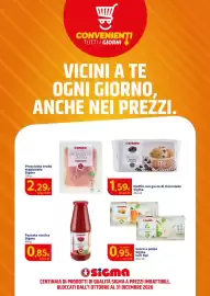 Volantino Sigma Pagina 2: Succo e polpa Sigma €0,95, Muffin con gocce di cioccolato Sigma €1,59