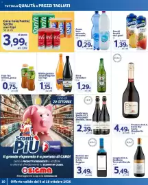 Volantino Ok Sigma Pagina 10: Succhi Santal vari gusti €1,39, Acqua Vera naturale, frizzante €0,29