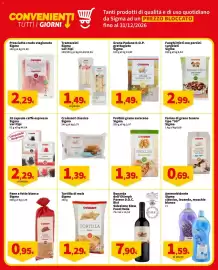 Volantino Ok Sigma Pagina 5: Farina di grano tenero tipo "00" Sigma €0,69, Grana Padano D.O.P. grattugiato Sigma €1,49