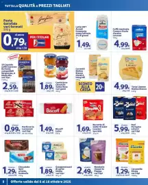 Volantino Ok Sigma Pagina 8: Latte UHT Accadì Granarolo senza lattosio 1% di grassi €1,49