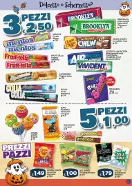 Volantino Marketpiù Pagina 11: Big Babol fruit/watermelon €1,00, Golia gran/bianca/farfallina €1,79