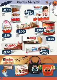 Volantino Marketpiù Pagina 2: Kinder Cards €0,50, Kinder Tronky Latte €2,00