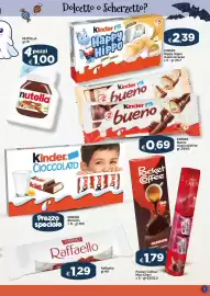 Volantino Marketpiù Pagina 3: NUTELLA gr.15 Aprire qui pezzi €1,00 Dolcetto • Scherzetto? Kinder Kinder Happy HIPPO NOCCIOLA