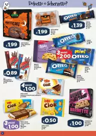Volantino Marketpiù Pagina 8: Oro Ciok Barretta €1,00, Gecchele Cake Monster €1,99
