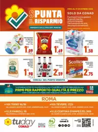 Volantino Conad Tuday Pagina 16: Salati Preziosi classica €1,69, Birra Ichnusa €2,59