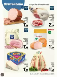 Volantino Conad Tuday Pagina 8: Prosciutto cotto Sapori&Dintorni €1,95, Pett di tacchino arrosto Conad €1,89