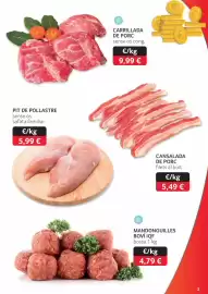 Folleto GM Cash & Carry Página 3: Mandonguilles boví iqf €4,79, Carrillada de porc €9,99