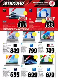 Volantino MediaWorld Pagina 12: Samsung Galaxy Book4 Edge €749,00, Asus Vivobook S14 S5406 €699,00