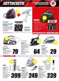 Volantino MediaWorld Pagina 43: Rowenta Caldaia ad alta pressione DG8626 €189,00, Rowenta Ferro a vapore DW6340 €64,00