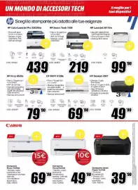 Volantino MediaWorld Pagina 8: Stampante Pixma TS7550i €69,90, Stampante Inkjet Pixma TS3750i €39,90