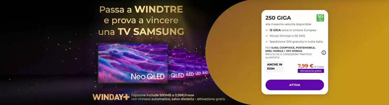 Volantino WINDTRE (valido fino al 21-10)