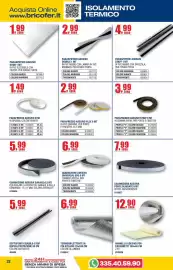 Volantino Bricofer Pagina 22: Termoriflettente in polietilene €6,99, Pannello adesivo per cassonetti €12,90