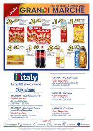 Volantino D'Italy Pagina 16: Pizza la Numero Uno Italpizza €2,69, Biscotti Oro SAIWA €3,59