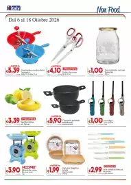 Volantino D'Italy Pagina 12: Set 6 coltelli da bistecca, da tavola €2,99, Accendigas colori assortiti €1,00