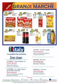 Volantino D'Italy Pagina 16: Pizza la Numero Uno Italpizza €2,69, Biscotti Oro SAIWA €3,59