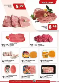 Volantino Vivo Supermercati Pagina 5: Cordon Bleu di pollo Martini €1,79, Stuzzichini di suino Carne al Fuoco €4,29