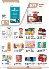 Volantino Vivo Supermercati Pagina 8: Granfetta Delverde €1,69, Croissant farciti Bauli €1,59