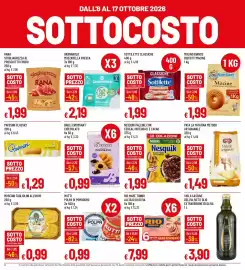 Volantino IperFamila Pagina 2: Bauli croissant cioccolato €0,99, Mozzarella fresca Granarolo €2,19