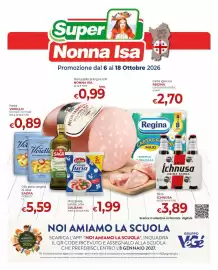 Volantino Supermercati Nonna Isa Pagina 1: Pasta VOIELLO formati normali 500 g (al kg € 1,78) €0,89 Vou 100% GRAN QUALE SOP